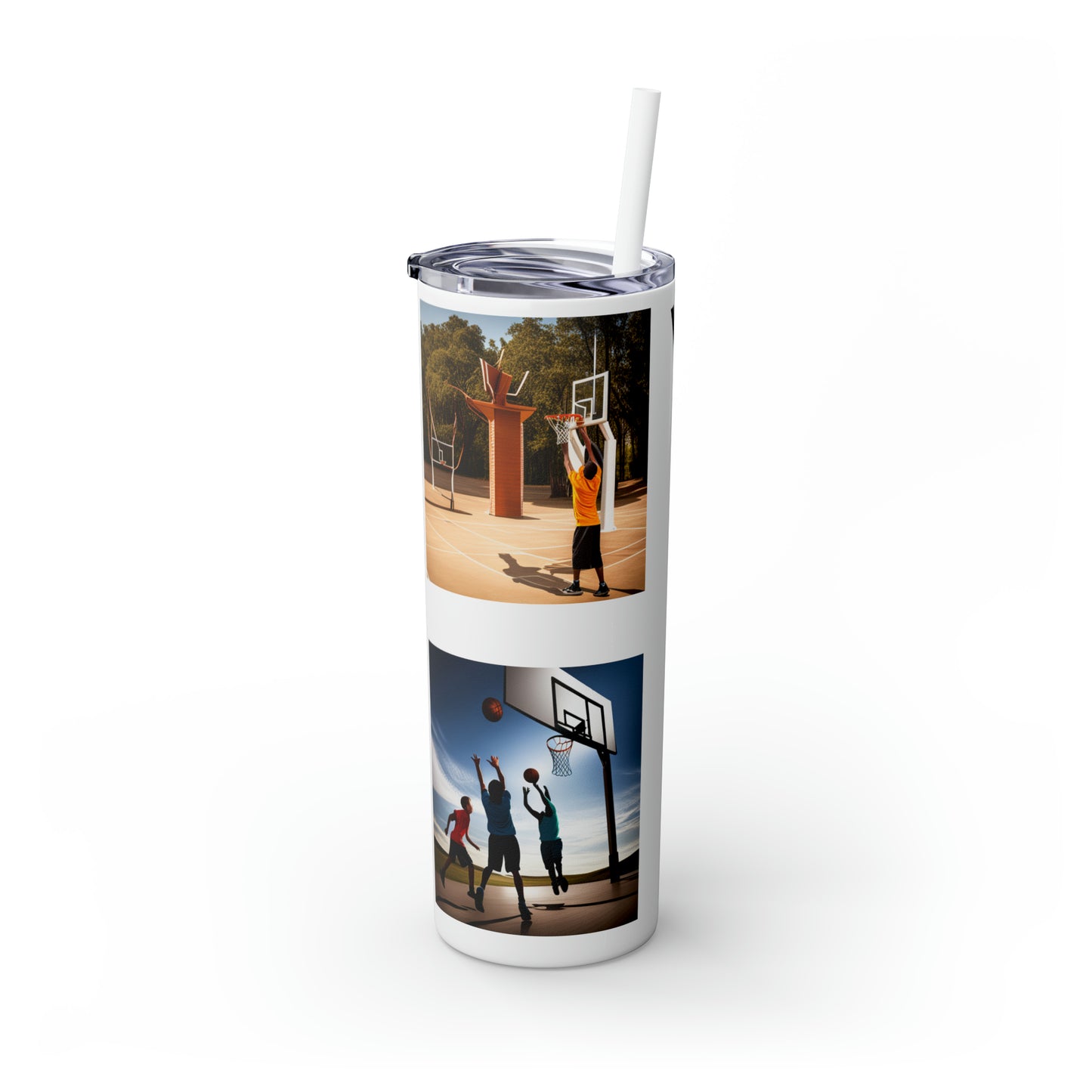 Skinny Tumbler with Straw, 20oz