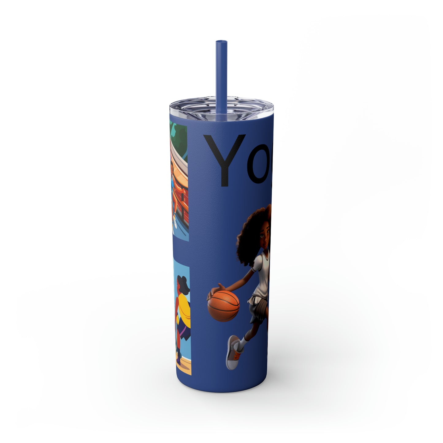 Skinny Tumbler with Straw, 20oz