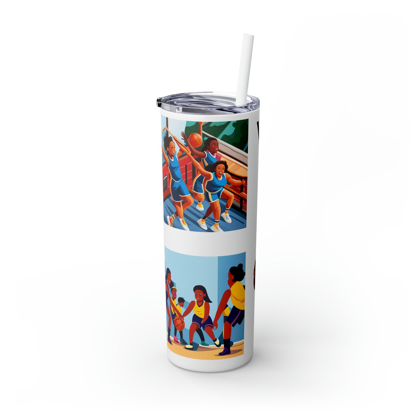 Skinny Tumbler with Straw, 20oz